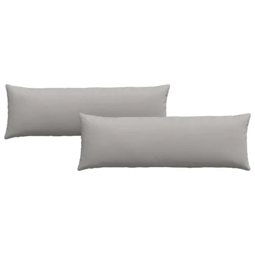 Jastučići za sofu 2 kom. tkanina Oblačnosiva 120 x 40 cm - Siva tkanina oblak 40 x 120 cm Cijena