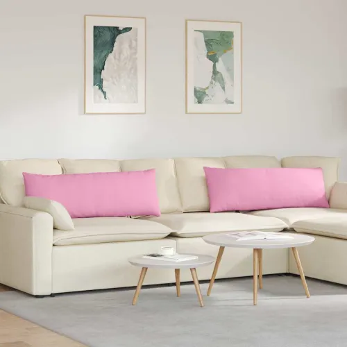 Jastučići za sofu 2 kom. tkanina Ružičasta 120 x 40 cm - Ružičasta 40 x 120 cm Cijena