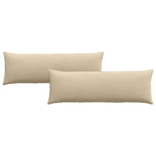 Jastučići za sofu 2 kom. tkanina Krema 120 x 40 cm - Krema 40 x 120 cm Cijena
