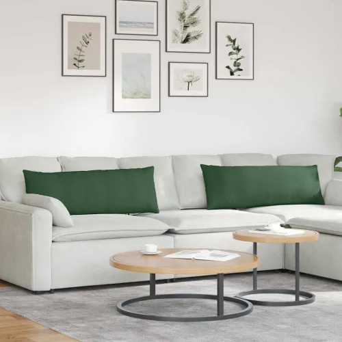 Jastučići za sofu 2 pcs Tamnozelena 120 x 40 cm Kordura tekstil - Tamnozelena 120 x 40 cm Cijena
