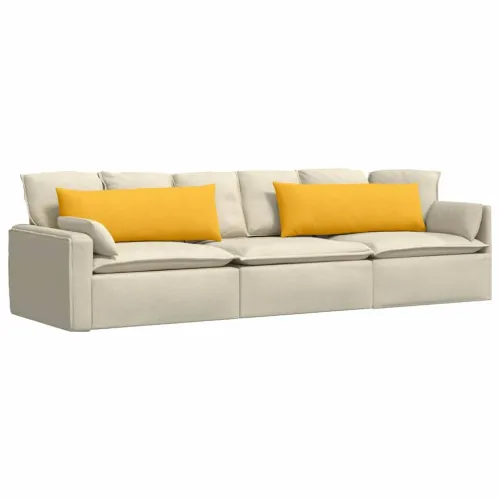 Jastučići za sofu 2 pcs Svijetlo žuta 120 x 40 cm - Svjetložuta 120 x 40 cm Cijena