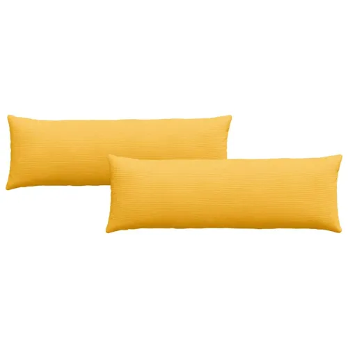 Jastučići za sofu 2 pcs Svijetlo žuta 120 x 40 cm - Svjetložuta 120 x 40 cm Cijena