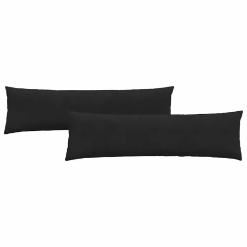 Jastučići za sofu 2 kom. tkanina Crna 145 x 40 cm - Crna 40 x 145 cm Cijena