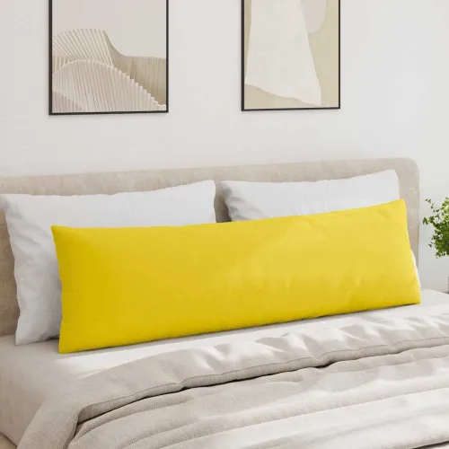 Jastučići za sofu 2 kom. tkanina Svijetlo žuta 145 x 40 cm - Svjetložuta 40 x 145 cm Cijena
