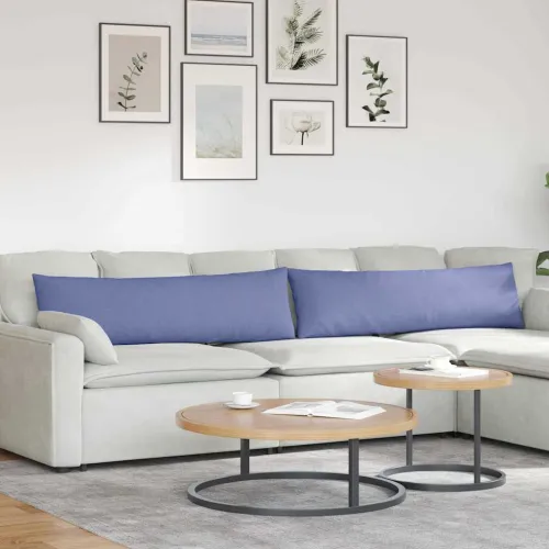 Jastučići za sofu 2 kom. tkanina Traper plava 145 x 40 cm - Trapere plave boje 40 x 145 cm Cijena
