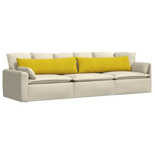 Jastučići za sofu 2 pcs Žuta 145 x 40 cm Kordura tekstil - Žuta 40 x 145 cm Cijena