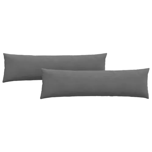 Jastučići za sofu 2 kom. tkanina Tamno siva 145 x 40 cm - Tamno siva 40 x 145 cm Cijena