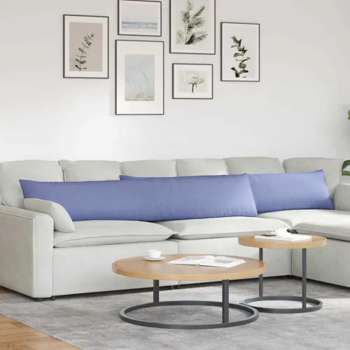 Jastučići za sofu 2 kom. tkanina Traper plava 200 x 40 cm - Trapere plave boje 40 x 200 cm Cijena