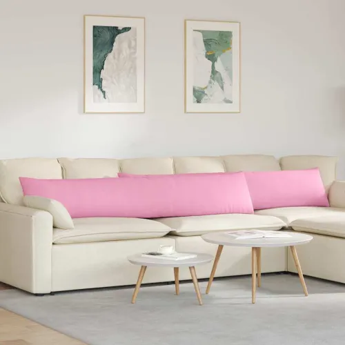 Jastučići za sofu 2 kom. tkanina Ružičasta 200 x 40 cm - Ružičasta 40 x 200 cm Cijena