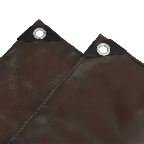 Cerada 650g / m² Smeđa 3 x 3 m Platno s PVC premazom - Smeđa 3 x 3 m with eyelets Cijena