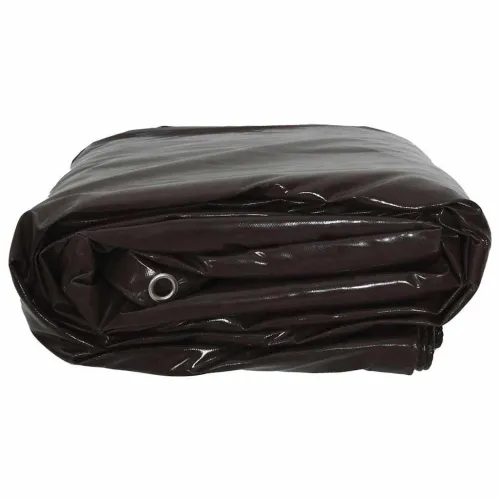 Cerada 650g / m² Smeđa 1,5 x 2,5 m Platno s PVC premazom - Smeđa 1,5 x 2,5 m with eyelets Cijena