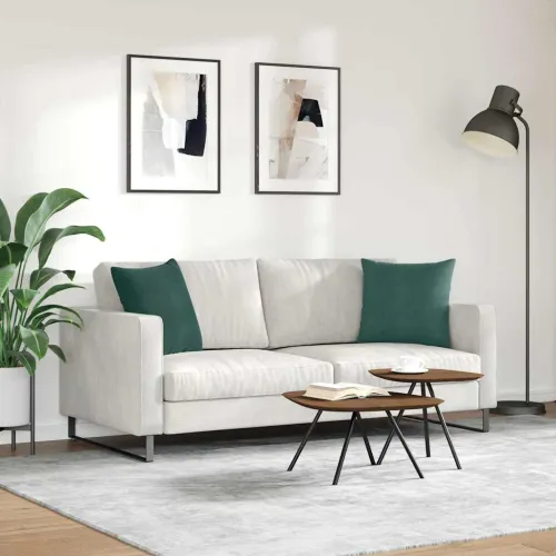 Jastučići za sofu 2 pcs Tamnozelena 45 x 45 cm Kordura tekstil - Tamnozelena 45 x 45 cm Cijena