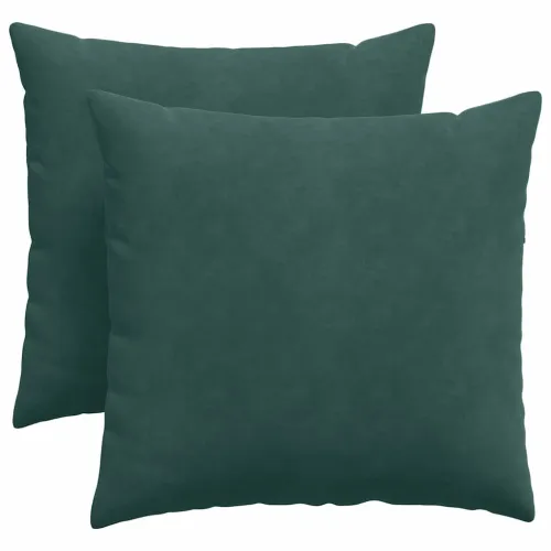 Jastučići za sofu 2 pcs Tamnozelena 45 x 45 cm Kordura tekstil - Tamnozelena 45 x 45 cm Cijena