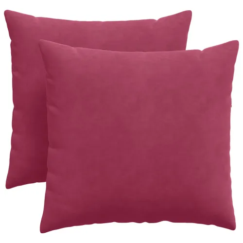 Jastučići za sofu 2 pcs Vinska crvena 45 x 45 cm - boja crnog vina 45 x 45 cm Cijena
