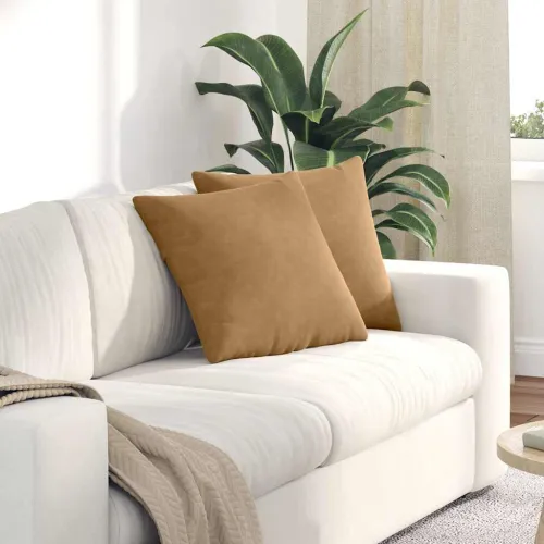 Jastučići za sofu 2 pcs Smeđa 45 x 45 cm Kordura tekstil - Smeđa 45 x 45 cm Cijena