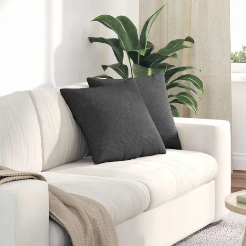 Jastučići za sofu 2 pcs Tamno siva 45 x 45 cm Kordura tekstil - Tamno siva 45 x 45 cm Cijena
