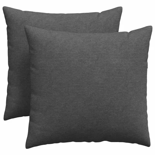 Jastučići za sofu 2 pcs Tamno siva 45 x 45 cm Kordura tekstil - Tamno siva 45 x 45 cm Cijena