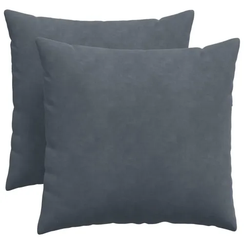 Jastučići za sofu 2 pcs Tamno siva 50 x 50 cm Kordura tekstil - Tamno siva 50 x 50 cm Cijena