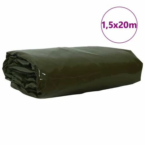 Cerada 650g / m² Maslinastozelena 1,5 x 20 m - Maslinastozelena 1,5 x 20 m with eyelets Cijena