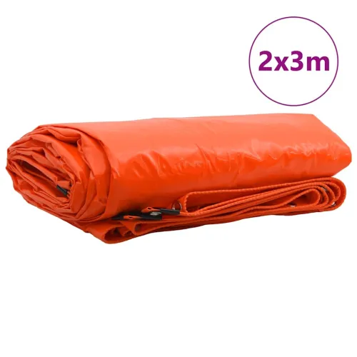 Cerada 650g / m² Narančasta 2 x 3 m Platno s PVC premazom - Narančasta 2 x 3 m with eyelets Cijena