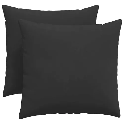 Jastučići za sofu 2 kom. tkanina Crna 50 x 50 cm - Crna 50 x 50 cm Cijena