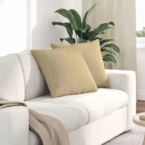 Jastučići za sofu 2 pcs Siva zelena 50 x 50 cm Kordura tekstil - Siva zelena 50 x 50 cm Cijena
