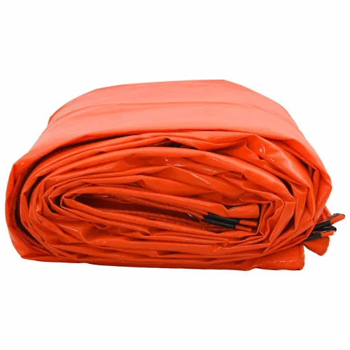 Cerada 650g / m² Narančasta 6 x 8 m Platno s PVC premazom - Narančasta 6 x 8 m with eyelets Cijena
