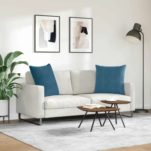 Jastučići za sofu 2 pcs Plava 60 x 60 cm Kordura tekstil - Plava 60 x 60 cm Cijena