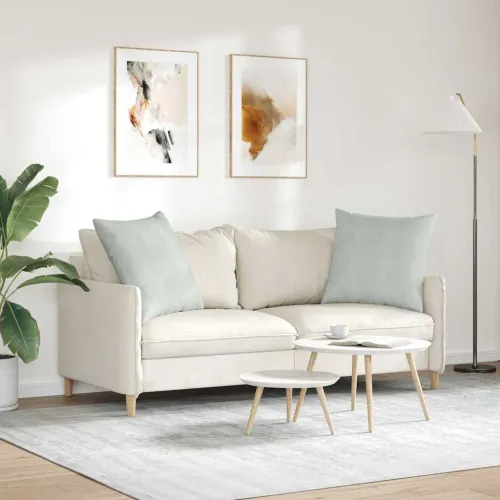 Jastučići za sofu 2 pcs Svijetlo siva 60 x 60 cm - Svjetlosiva 60 x 60 cm Cijena