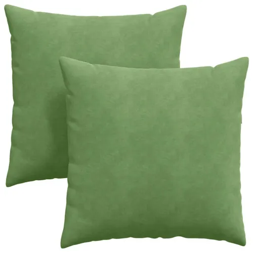 Jastučići za sofu 2 pcs Svijetlo zelena 60 x 60 cm - Svijetlo zelena 60 x 60 cm Cijena