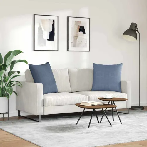 Jastučići za sofu 2 pcs Plava 60 x 60 cm Kordura tekstil - Plava 60 x 60 cm Cijena