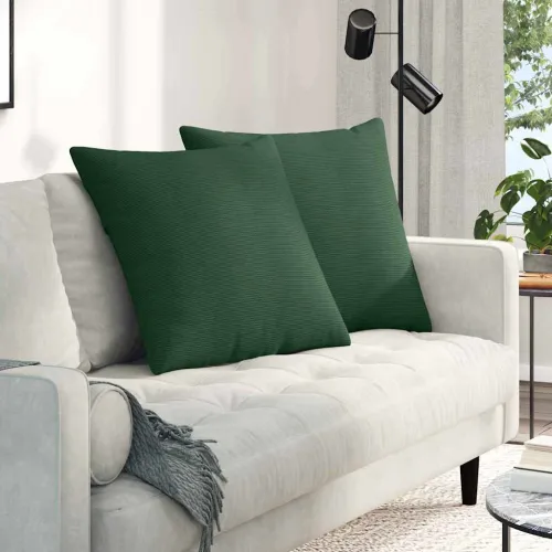 Jastučići za sofu 2 kom. Kordura tekstil Tamnozelena 60 x 60 cm - Tamnozelena 60 x 60 cm Cijena