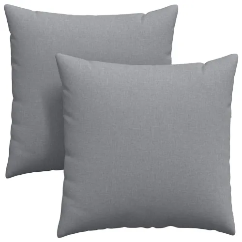 Jastučići za sofu 2 kom. tkanina Svijetlo siva 80 x 80 cm - Svjetlosiva 80 x 80 cm Cijena