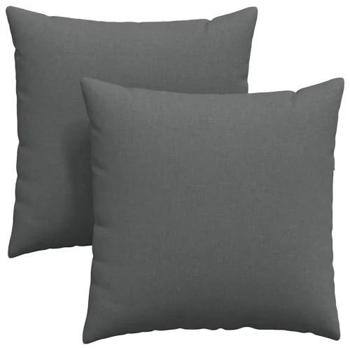 Jastučići za sofu 2 kom. tkanina Tamno siva 80 x 80 cm - Tamno siva 80 x 80 cm Cijena