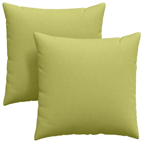 Jastučići za sofu 2 kom. tkanina Svijetlo zelena 80 x 80 cm - Svijetlo zelena 80 x 80 cm Cijena