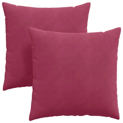 Jastučići za sofu 2 pcs Vinska crvena 80 x 80 cm - boja crnog vina 80 x 80 cm Cijena