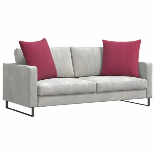 Jastučići za sofu 2 pcs Vinska crvena 80 x 80 cm - boja crnog vina 80 x 80 cm Cijena
