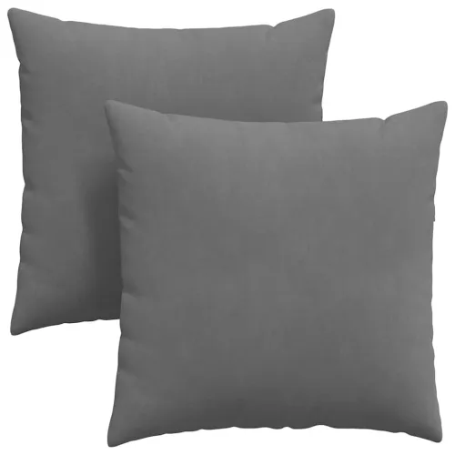 Jastučići za sofu 2 kom. tkanina Tamno siva 80 x 80 cm - Tamno siva 80 x 80 cm Cijena