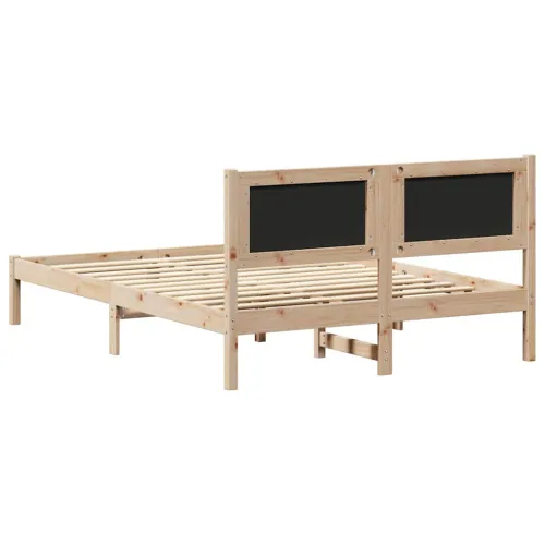 Krevetni okvir s tapiciranim uzglavljem Sivo-smeđa 140 x 190 cm - 140 x 190 cm Smeđa i taupe Cijena