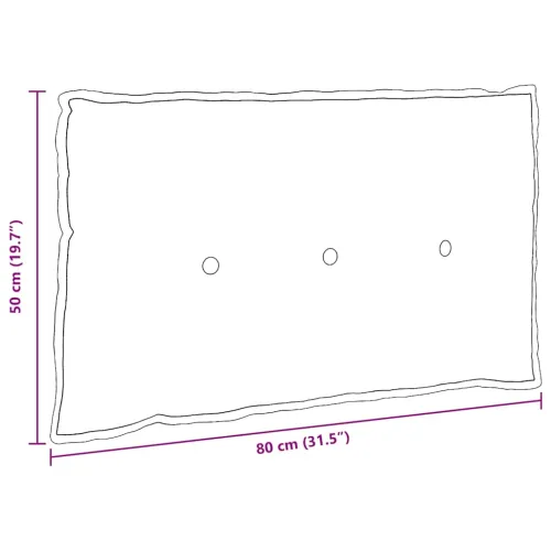 Jastuk za leđa Krem 80 x 50 cm Kordura tekstil - Krem 80 x 50 cm Cijena