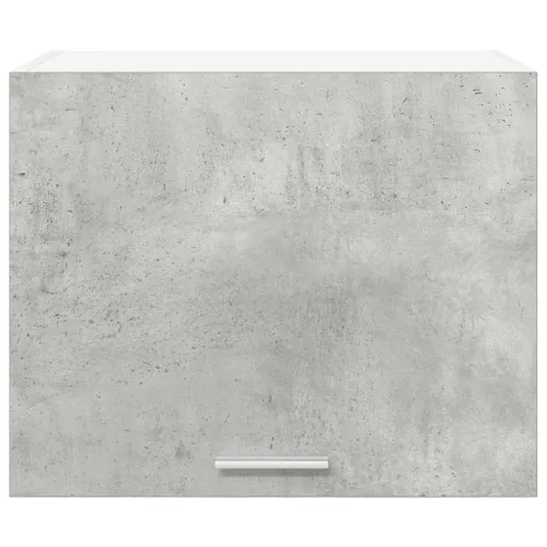 Viseći ormarić 2 kom. Beton siva i bijela Konstruirano drvo - Betonsko siva 2x viseći ormarić (1 vrata) 50 cm širine 40 cm visin Cijena