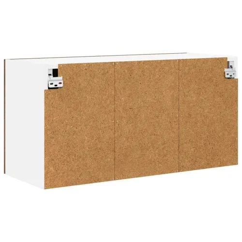 Viseći ormarić Dimljeni hrast 80 x 31 x 40 cm Konstruirano drvo - Dimljeni hrast 1x viseća vitrina (2 vrata) 80 cm široka 40 cm  Cijena