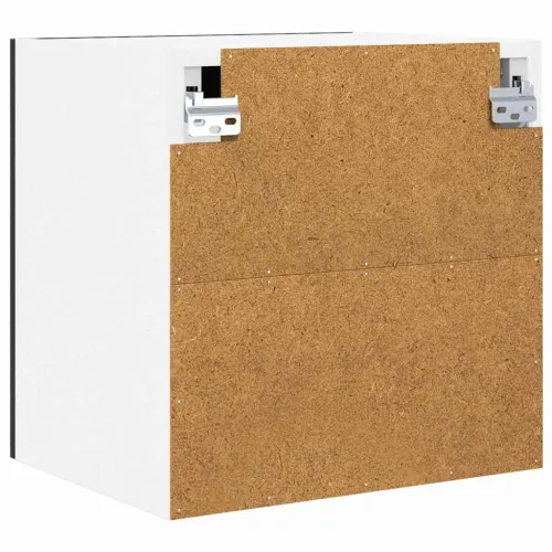 Viseći ormarić 2 kom. Crni hrast Konstruirano drvo - Crni hrast 2x viseći stakleni ormarić (1 vrata) 40 cm širine 40 cm visine Cijena