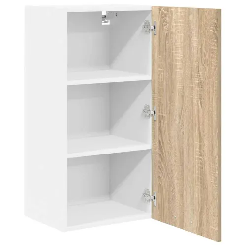 Viseći ormarić Sonoma hrast i bijela 40 x 31 x 80 cm - sonoma hrast 1x viseći ormar (1 vrata) 40 cm širok 80 cm visok Cijena