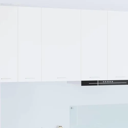 Viseći ormarić Bijelo 50 x 31 x 80 cm Konstruirano drvo - Bijeli 1x viseća vitrina (1 vrata) 50 cm široka 80 cm visoka Cijena