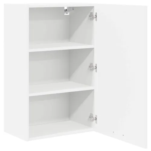Viseći ormarić Bijelo 50 x 31 x 80 cm Konstruirano drvo - Bijeli 1x viseća vitrina (1 vrata) 50 cm široka 80 cm visoka Cijena