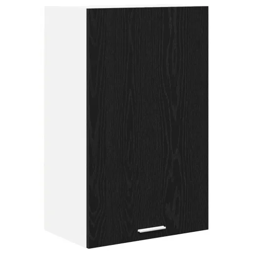 Viseći ormarić Crni hrast i bijela 50 x 31 x 80 cm - Crni hrast 1x viseća vitrina (1 vrata) 50 cm široka 80 cm visoka Cijena
