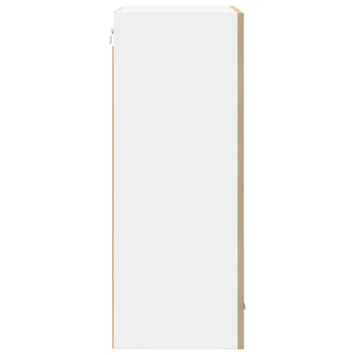 Viseći ormarić Sonoma hrast i bijela 50 x 31 x 80 cm - sonoma hrast 1x viseća vitrina (1 vrata) 50 cm široka 80 cm visoka Cijena