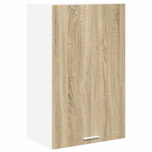 Viseći ormarić Sonoma hrast i bijela 50 x 31 x 80 cm - sonoma hrast 1x viseća vitrina (1 vrata) 50 cm široka 80 cm visoka Cijena