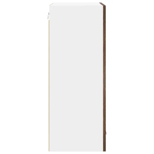Viseći ormarić Dimljeni hrast i bijela 50 x 31 x 80 cm - Dimljeni hrast 1x viseća vitrina (1 vrata) 50 cm široka 80 cm visoka Cijena
